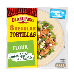 8 Regular Tortillas